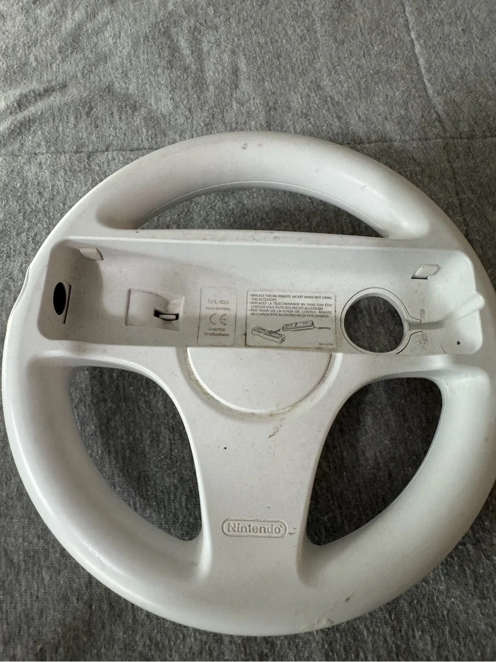 Nintendo White Racing Wheel Controllers (Pair)